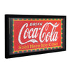 Licensed Coca Cola Framed Flashing LED Marquee Wall Sign (19"x10")